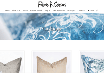 Fabric and Scissors